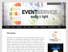 Tablet Screenshot of event-service.it